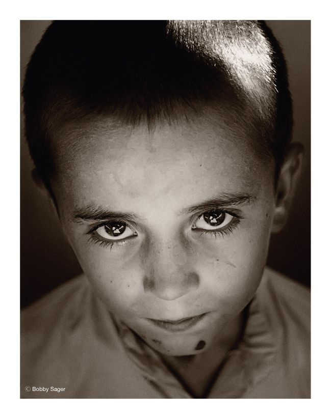 sager boy Child Poverty, Closeup portrait
